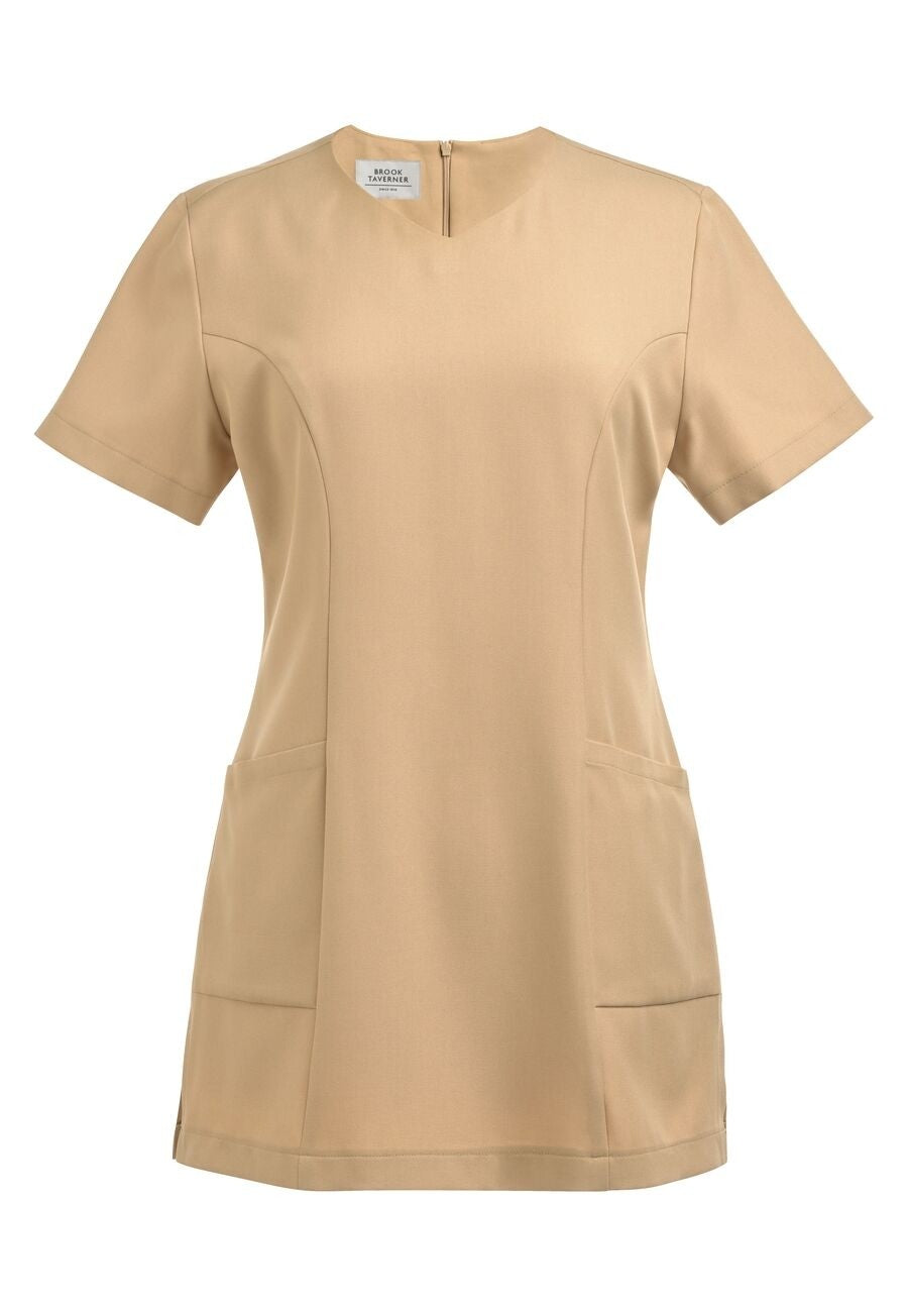 2402: Lockhart V-Neck Tunic Housekeeping Brook Taverner Sand 6
