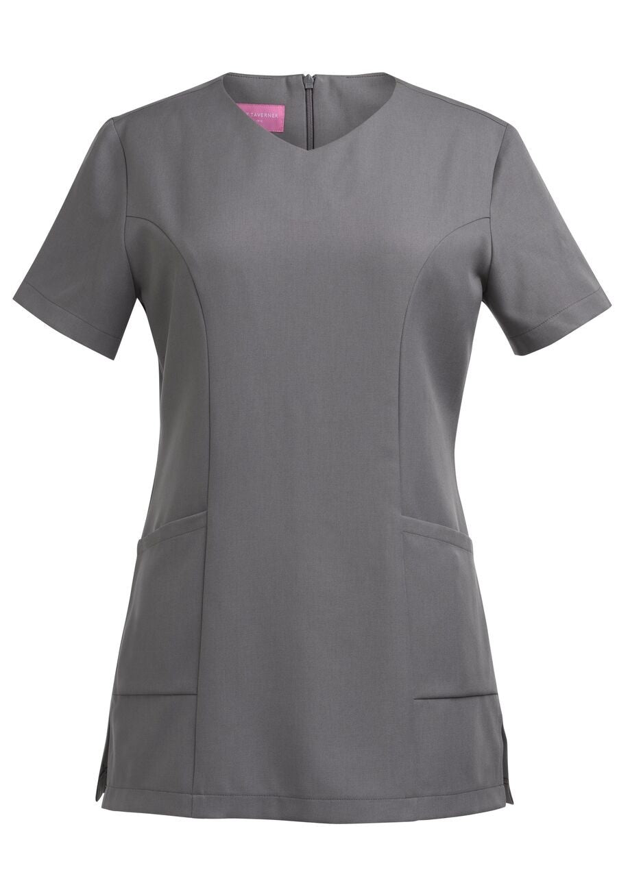 2402: Lockhart V-Neck Tunic Housekeeping Brook Taverner Grey 6