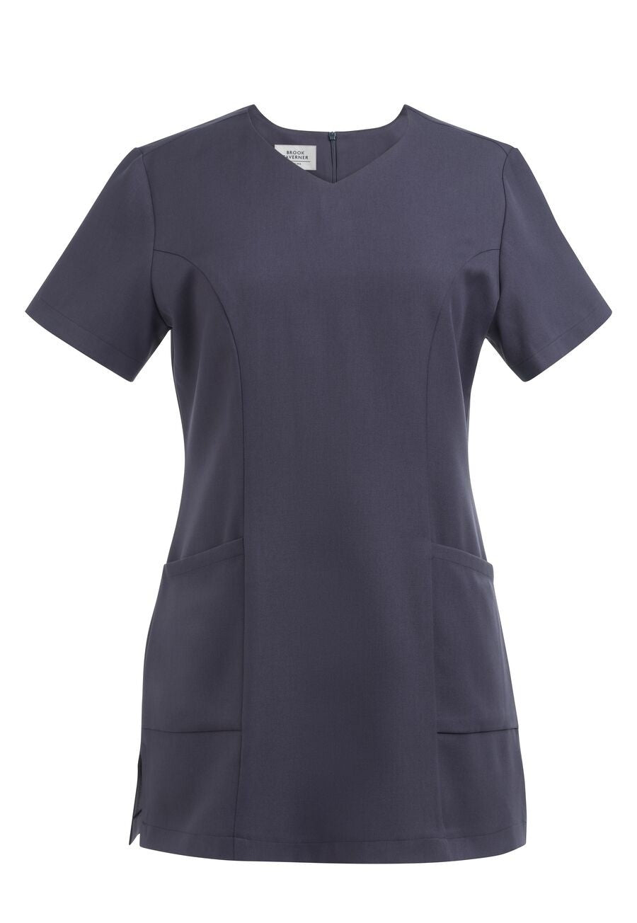 2402: Lockhart V-Neck Tunic Housekeeping Brook Taverner Denim 6