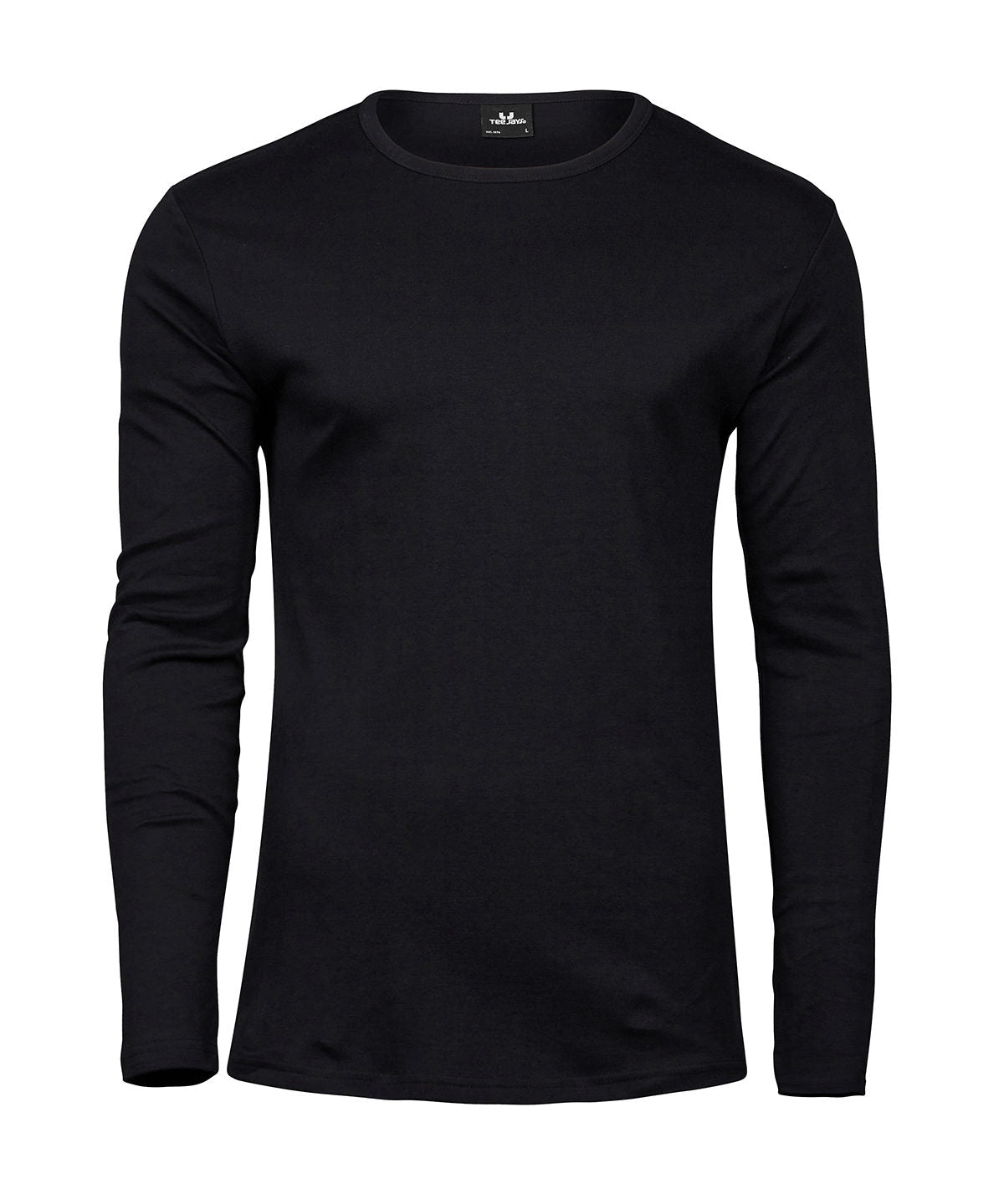 Long Sleeve Interlock Tee Men T-Shirts Tee Jays Black S