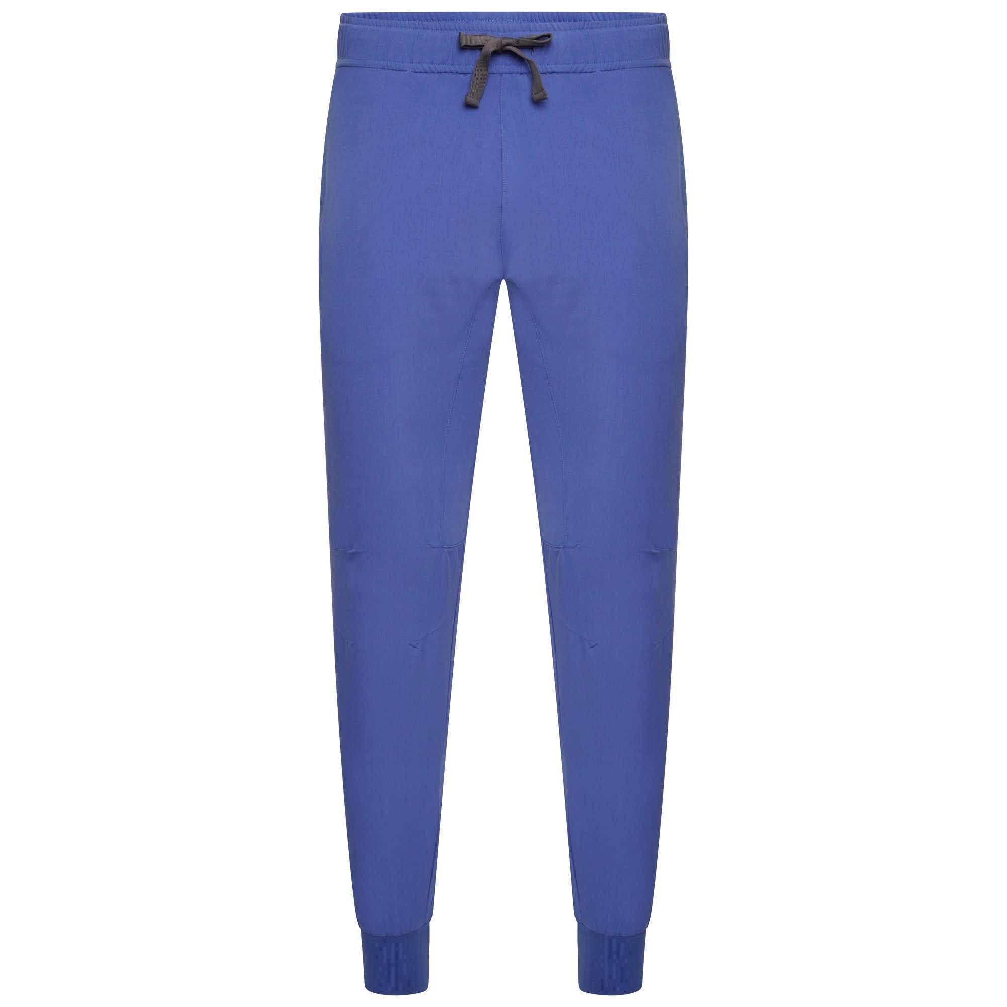 Maxwell Mens "Simki" Scrub Jogger Scrubs Behrens Ciel Blue XS