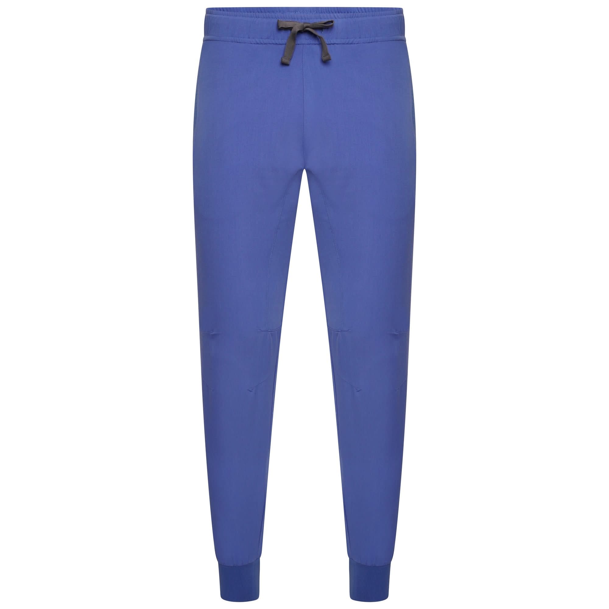Maxwell Mens "Simki" Scrub Jogger Scrubs Behrens Ciel Blue XS