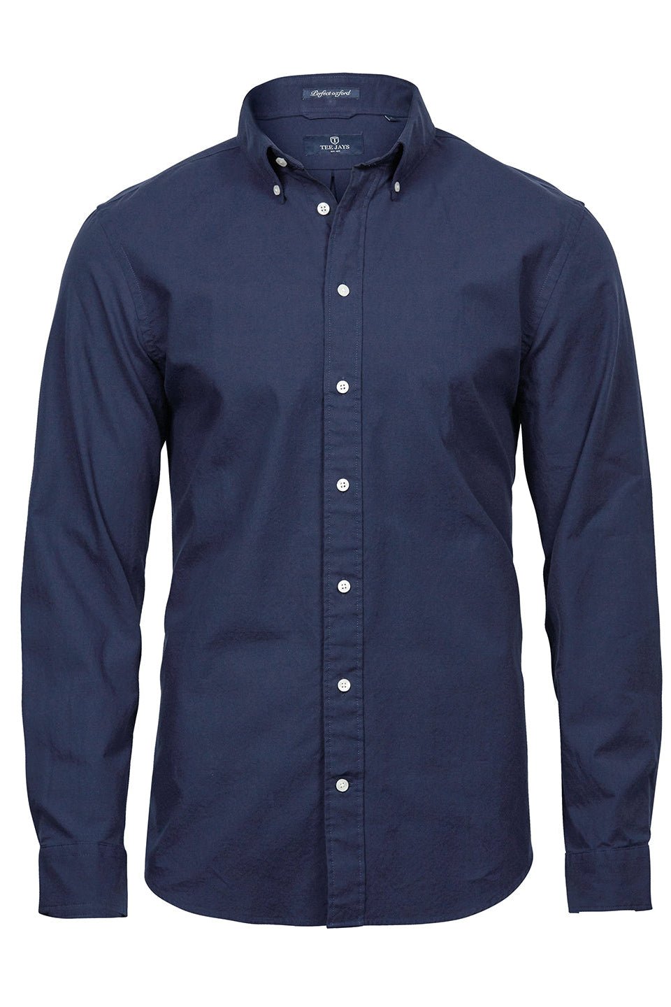 Mens Perfect Oxford shirt Mens Long Sleeve Shirts Tee Jays Navy S