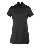 Mika Mandarin Collar Beauty Tunic Beauty Tunics Premier Black 6