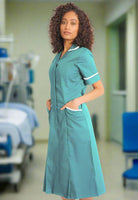 NCLD - Eau De Nil Healthcare Dress (White Trim) Healthcare Dress Behrens