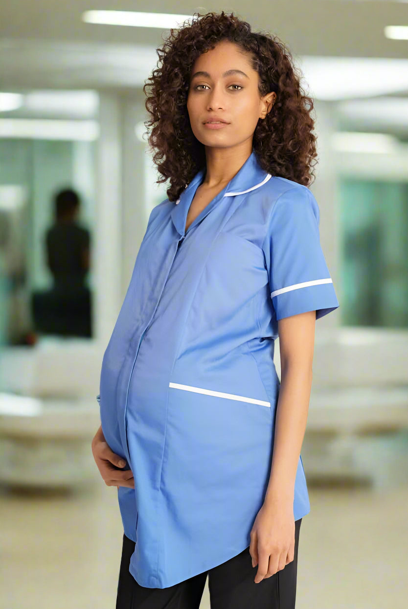 NCLTPSM - Ladies Maternity Tunic (Blues) Behrens