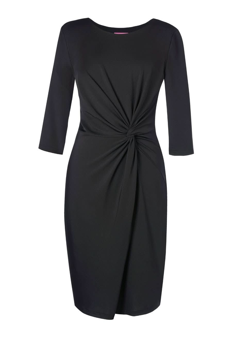Neptune Women's Round Neck Dress Dresses Brook Taverner Black XS
