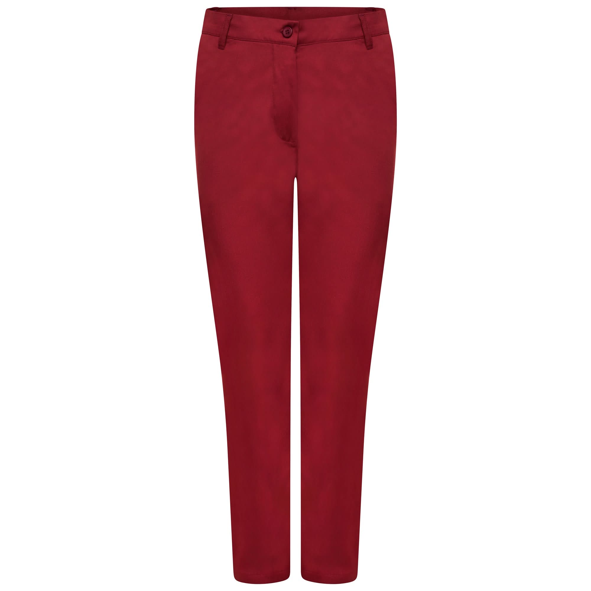 NLSPCT - Ladies Healthcare Trouser - Maroon Healthcare Trouser The Staff Uniform Company 6 Short