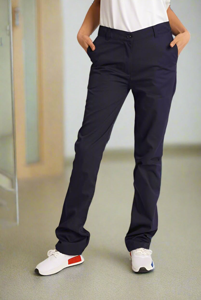NLSPCT - Ladies Healthcare Trouser - Navy Healthcare Trouser The Staff Uniform Company