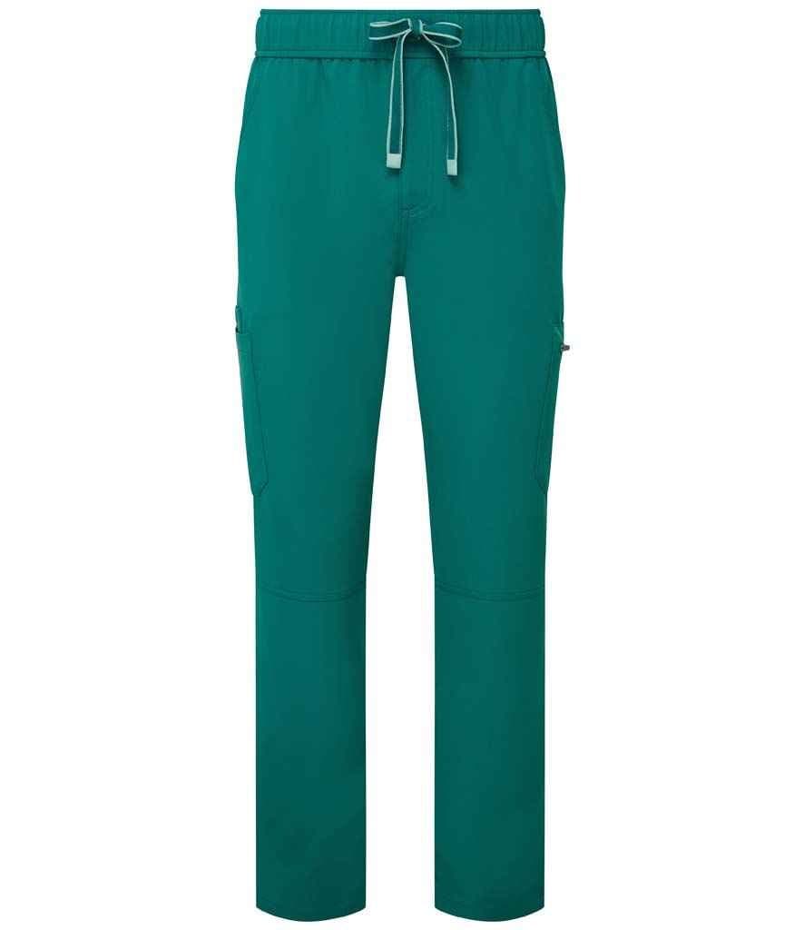 Onna Mens "Relentless" Cargo Scrub Trouser Scrubs Onna by Premier Clean Green S Reg