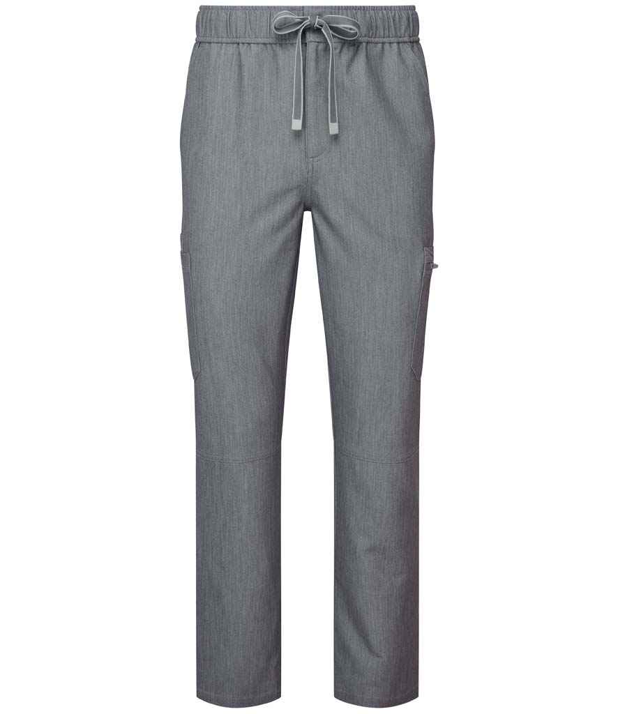 Onna Mens "Relentless" Cargo Scrub Trouser Scrubs Onna by Premier Dynamo Grey S Reg