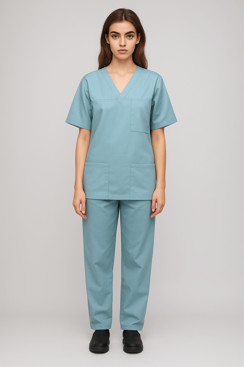 NSTP Unisex Smart Scrub Tunic Unisex Scrub Top Behrens