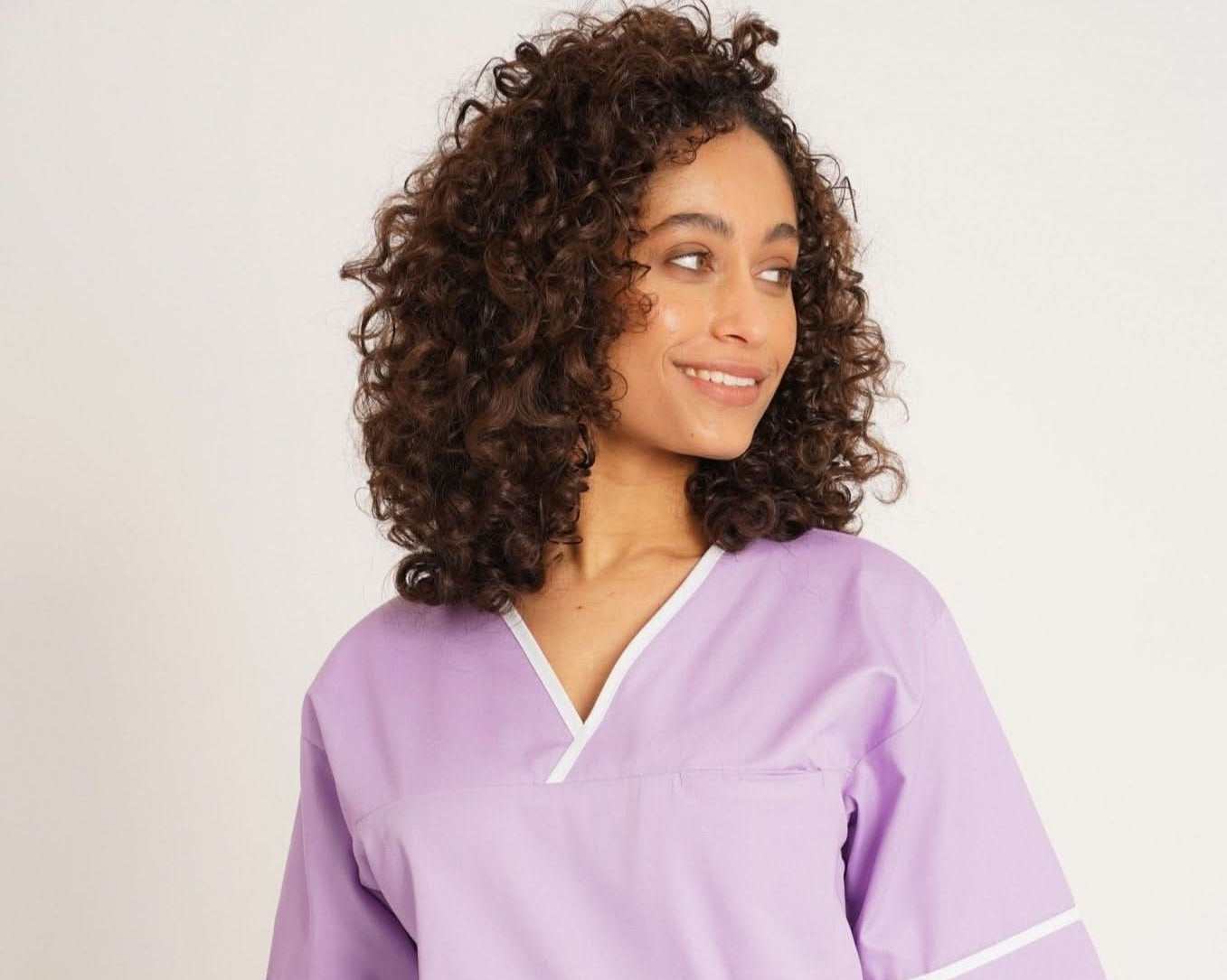 NSTT - Unisex Contrast Trim Smart Scrub Tunic (Colours) Scrubs Behrens