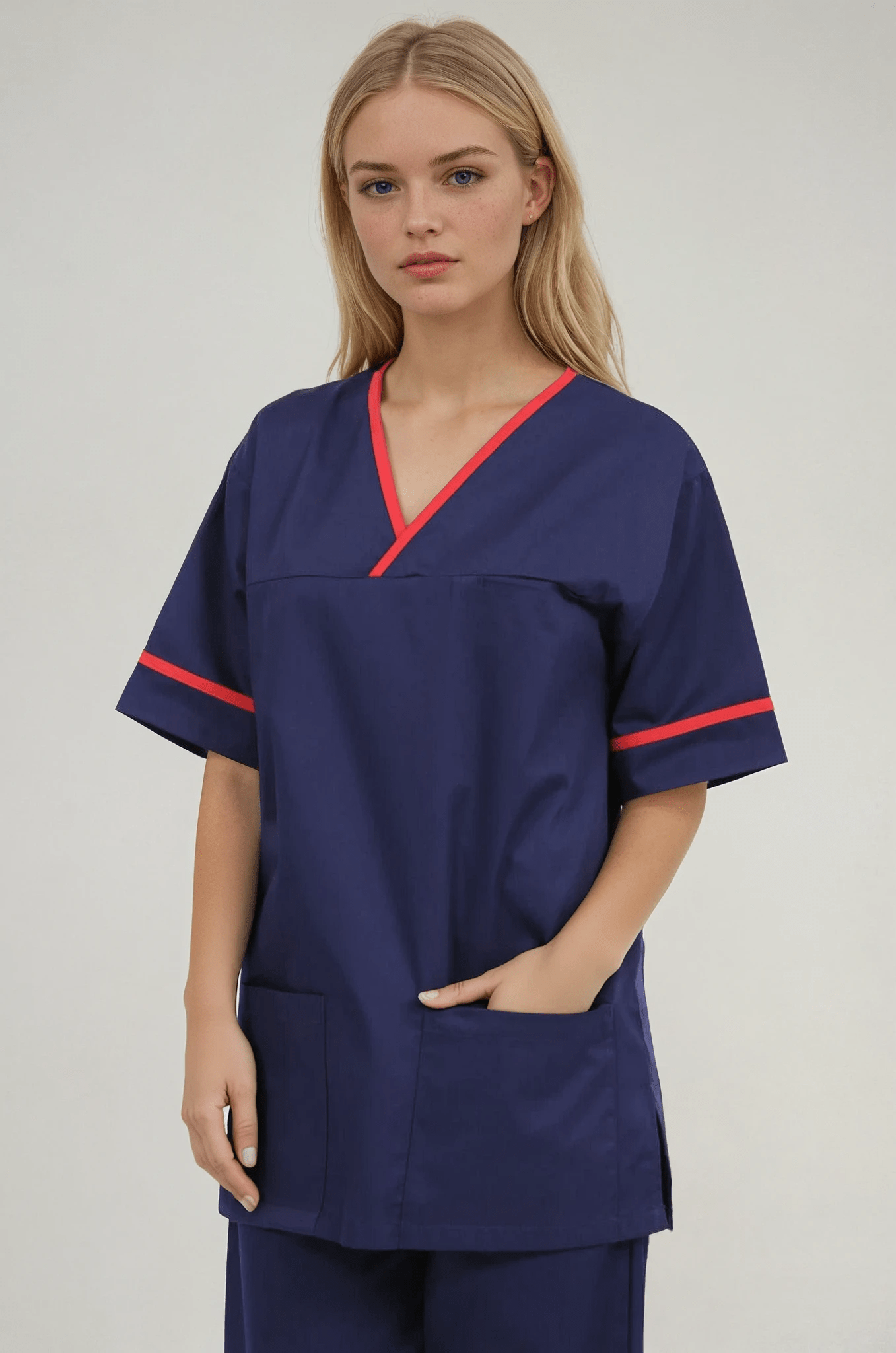 NSTT Unisex Smart Scrub Tunic (Colours) Unisex Scrub Top Behrens