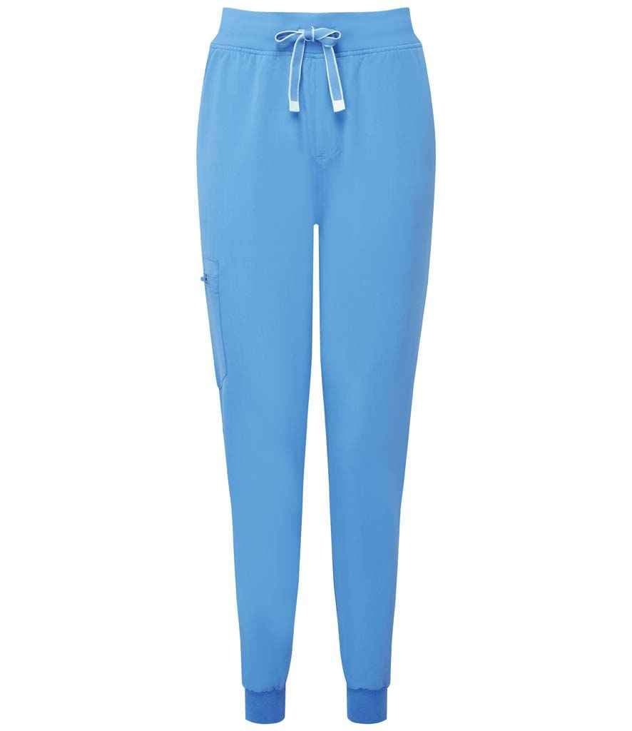 Onna Ladies "Energized" Jogger Scrub Trousers Scrubs Onna by Premier Ceil Blue XS