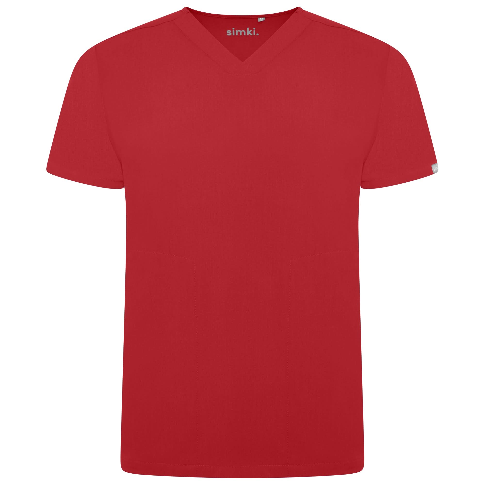 Oscar Mens "Simki" Scrub Top Scrubs Behrens Burgundy XS