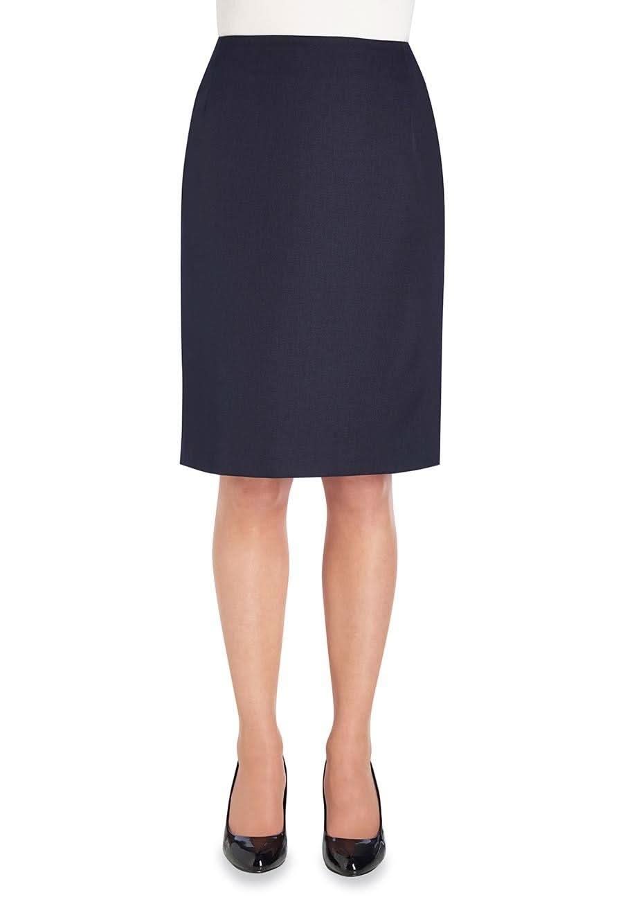 Pluto Women's Straight Skirt Skirts Brook Taverner Navy 4