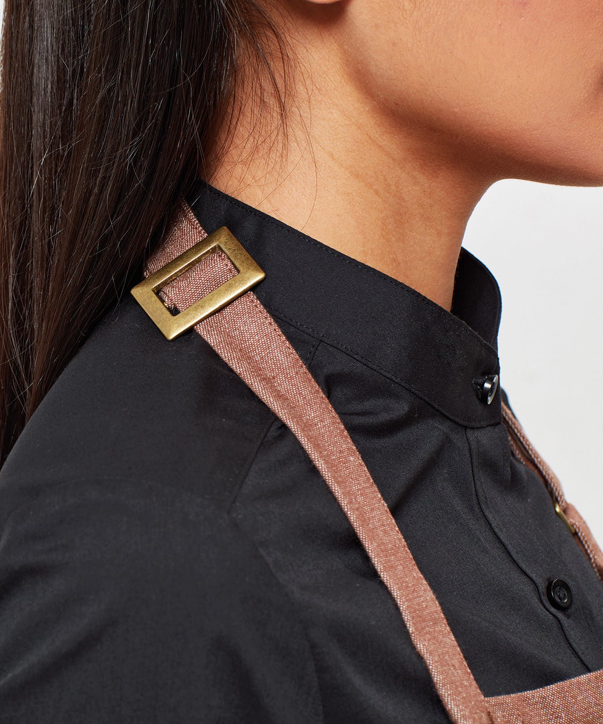 PR113: Fairtrade Denim Bib Apron Aprons Premier
