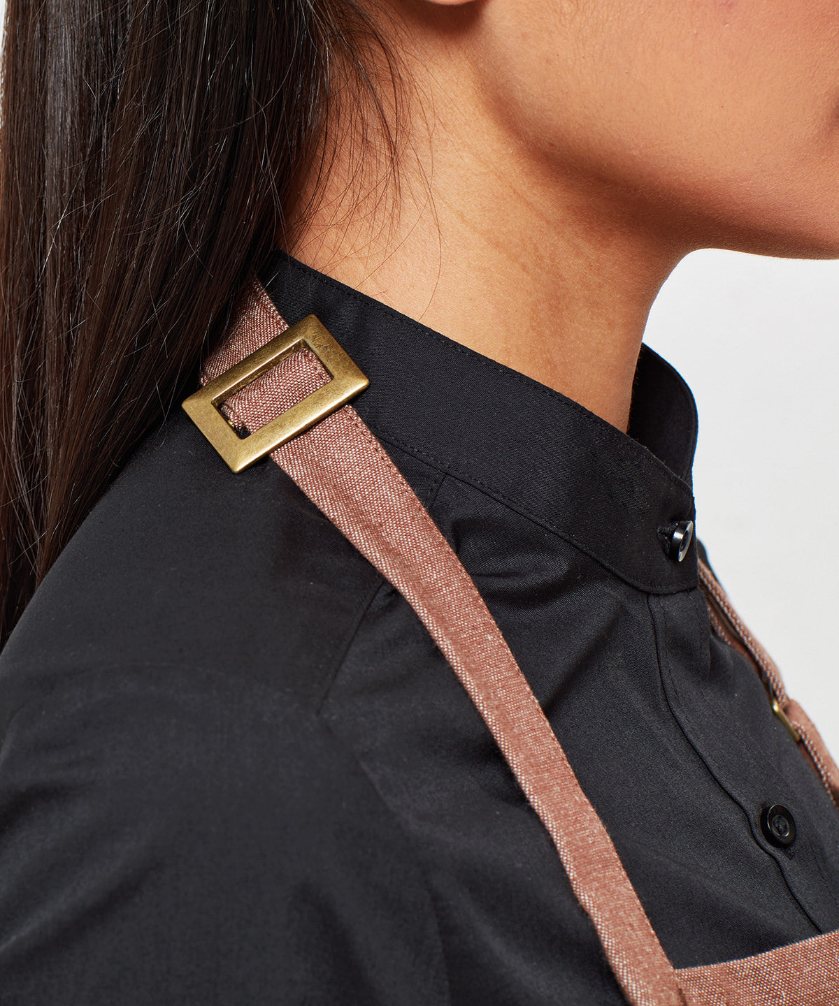 PR113: Fairtrade Denim Bib Apron Aprons Premier