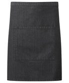 PR141: Mid-length Pocket Apron Aprons Premier Black Denim Regular