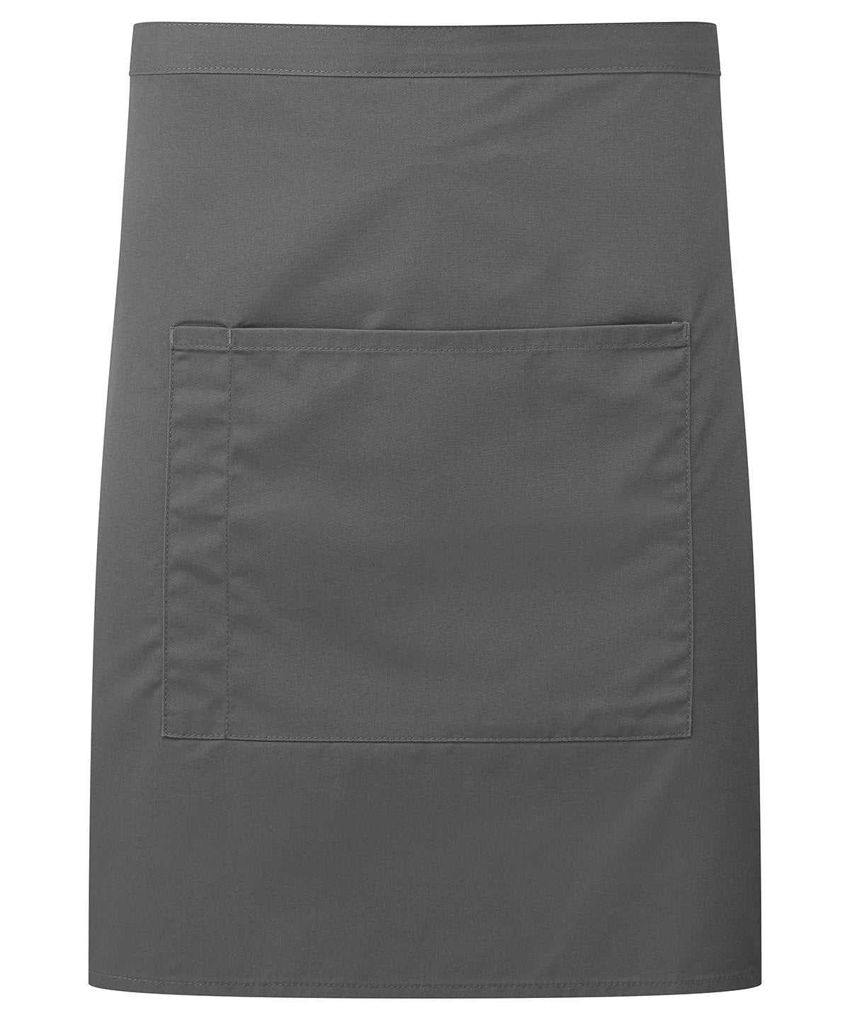 PR141: Mid-length Pocket Apron Aprons Premier Dark Grey Regular