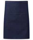PR141: Mid-length Pocket Apron Aprons Premier Indigo Denim Regular