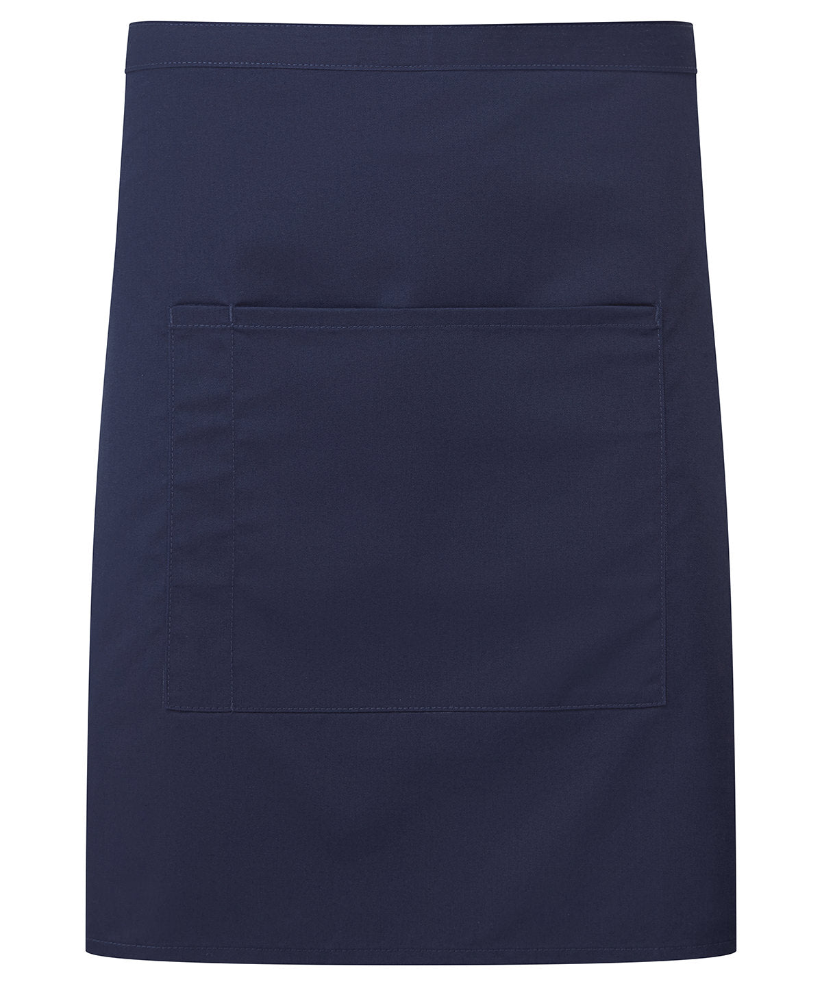 PR141: Mid-length Pocket Apron Aprons Premier Navy Regular