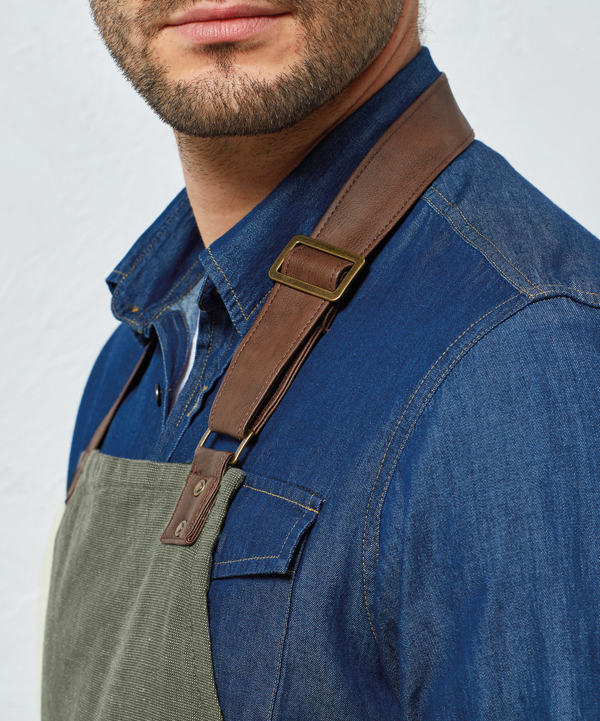 PR144: Annex Oxford bib apron Aprons Premier
