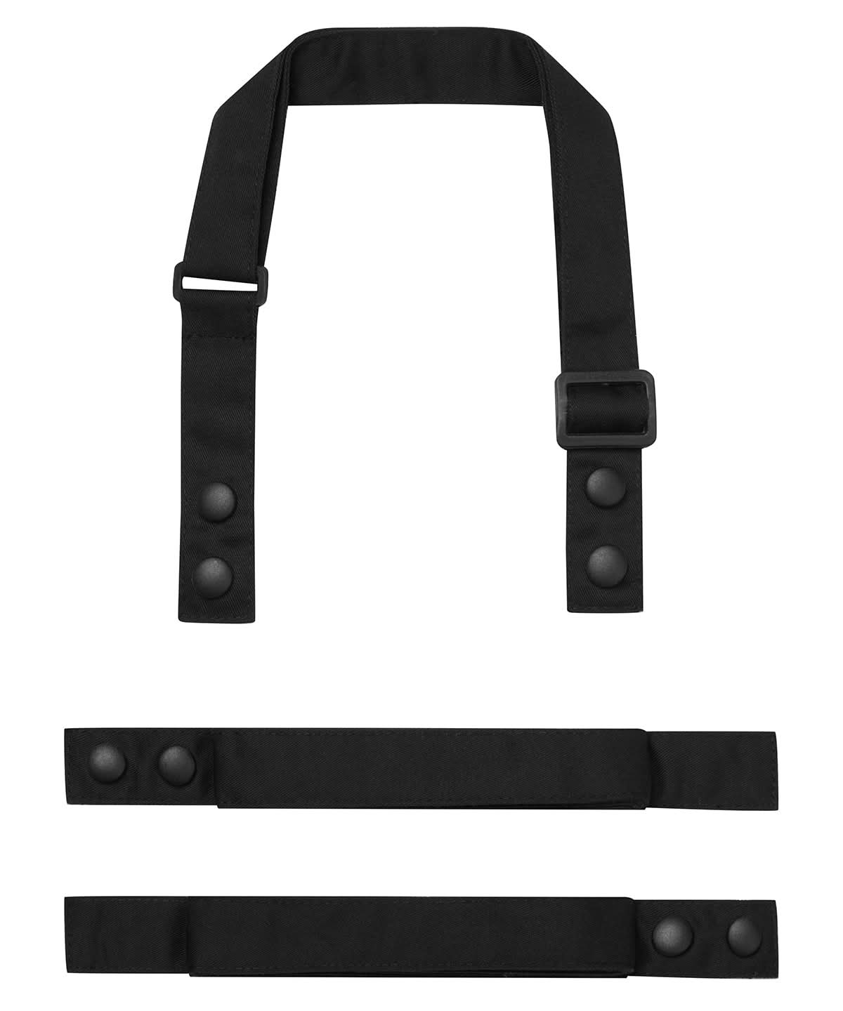 PR191: Customisable Apron Straps Aprons Premier Black Regular