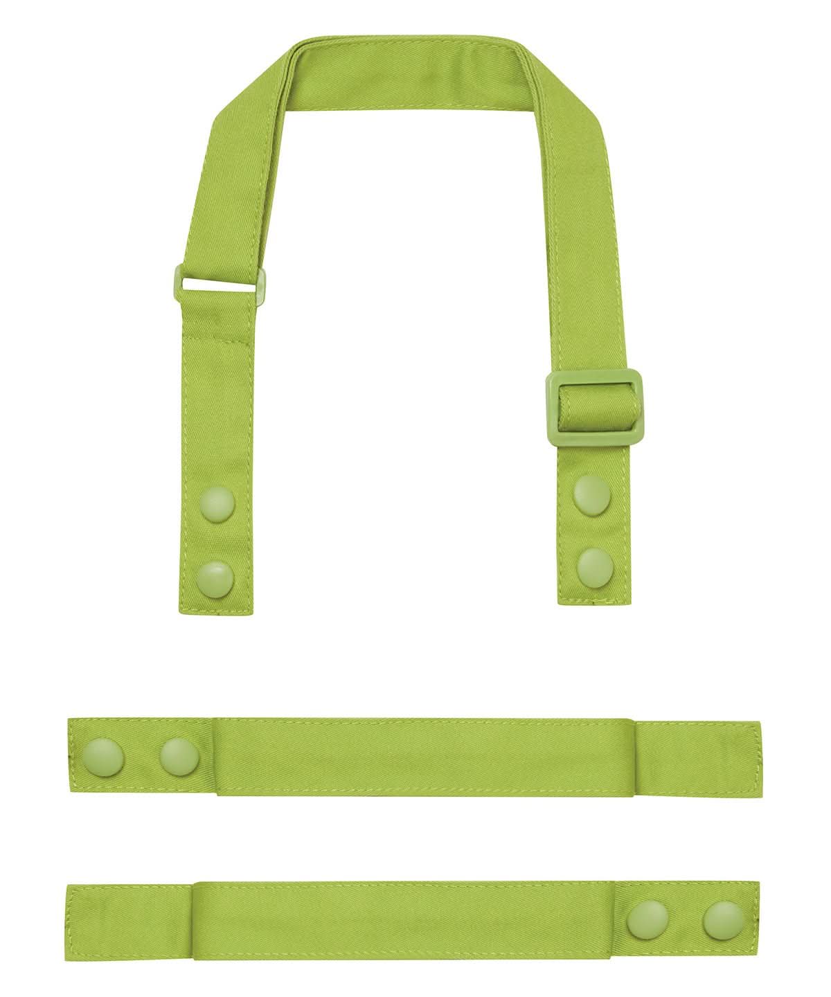 PR191: Customisable Apron Straps Aprons Premier Lime Regular