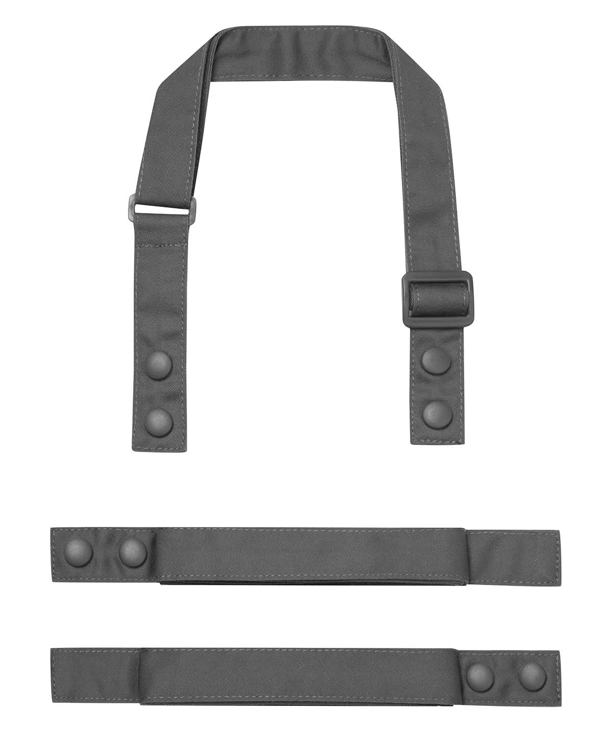 PR191: Customisable Apron Straps Aprons Premier Dark Grey Regular