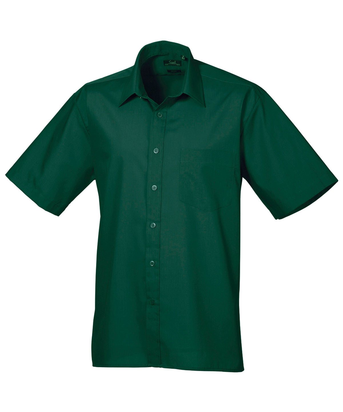 PR202: Mens Short Sleeve Poplin Shirt Mens Short Sleeve Shirts Premier