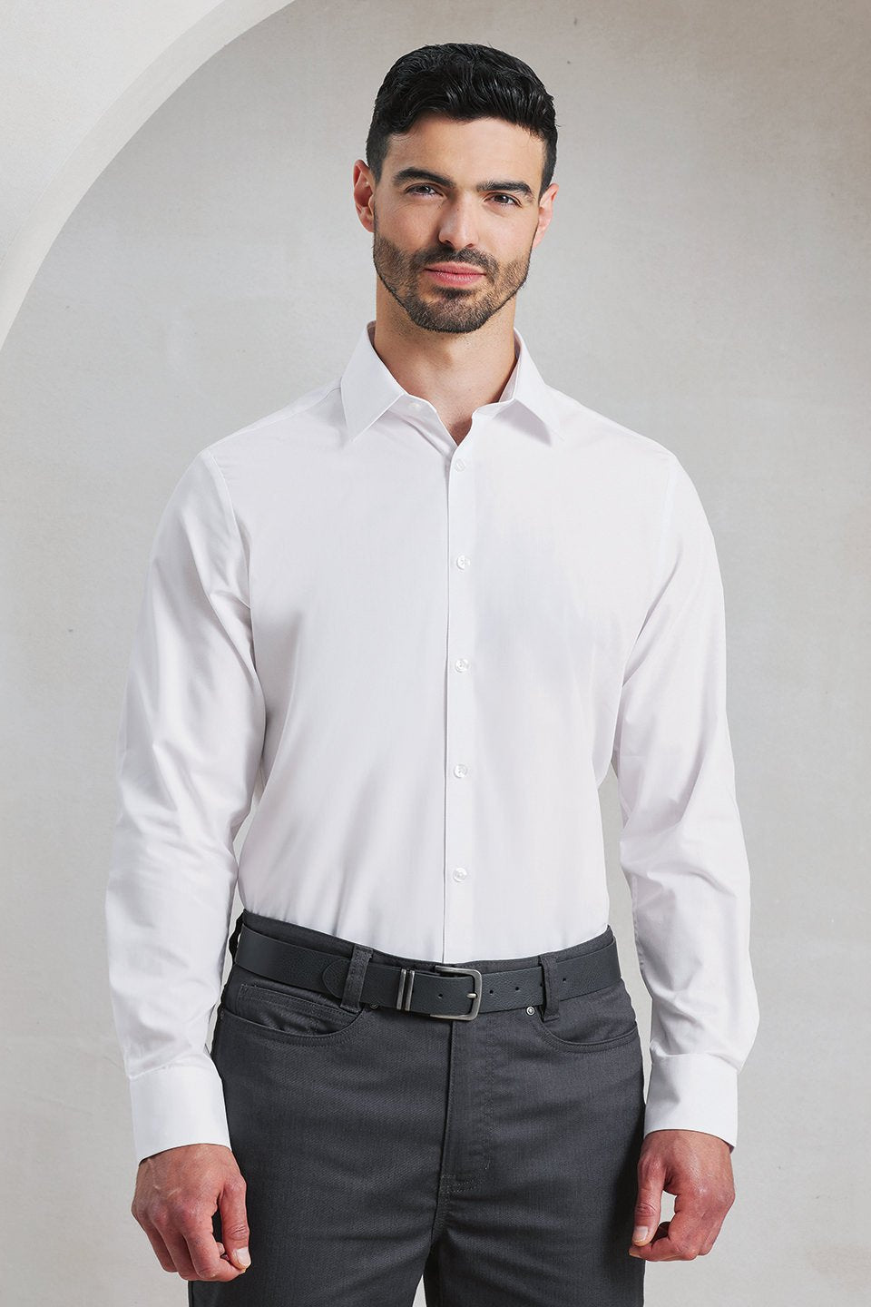 PR203: Mens Long Sleeve 'Recyclight' Shirt Mens Long Sleeve Shirts Premier