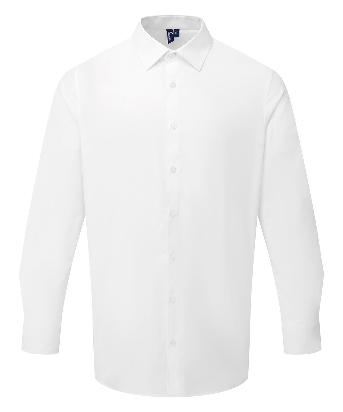 PR203: Mens Long Sleeve 'Recyclight' Shirt Mens Long Sleeve Shirts Premier White S