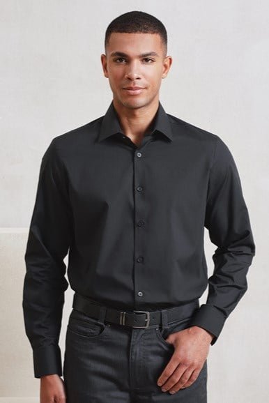 PR203: Mens Long Sleeve 'Recyclight' Shirt Mens Long Sleeve Shirts Premier