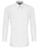 PR204: Mens Fitted Long Sleeve Shirt Mens Long Sleeve Shirts Premier