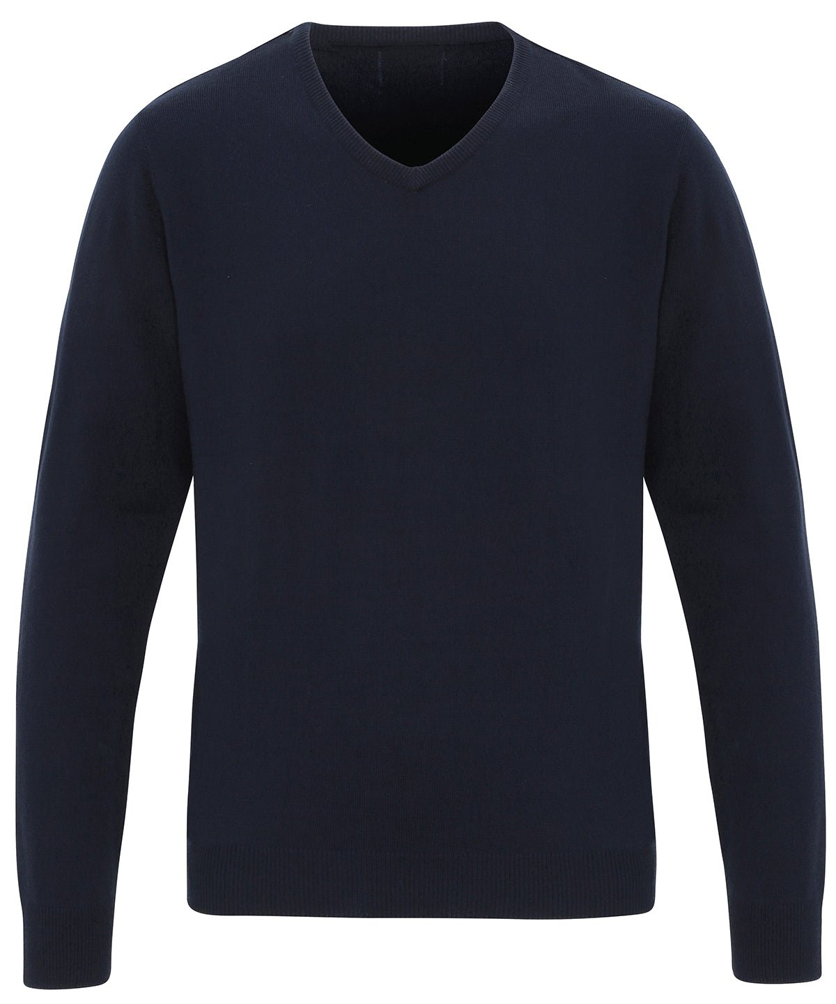 PR400: Mens V-Neck Sweater Mens Knitwear Premier Navy XS