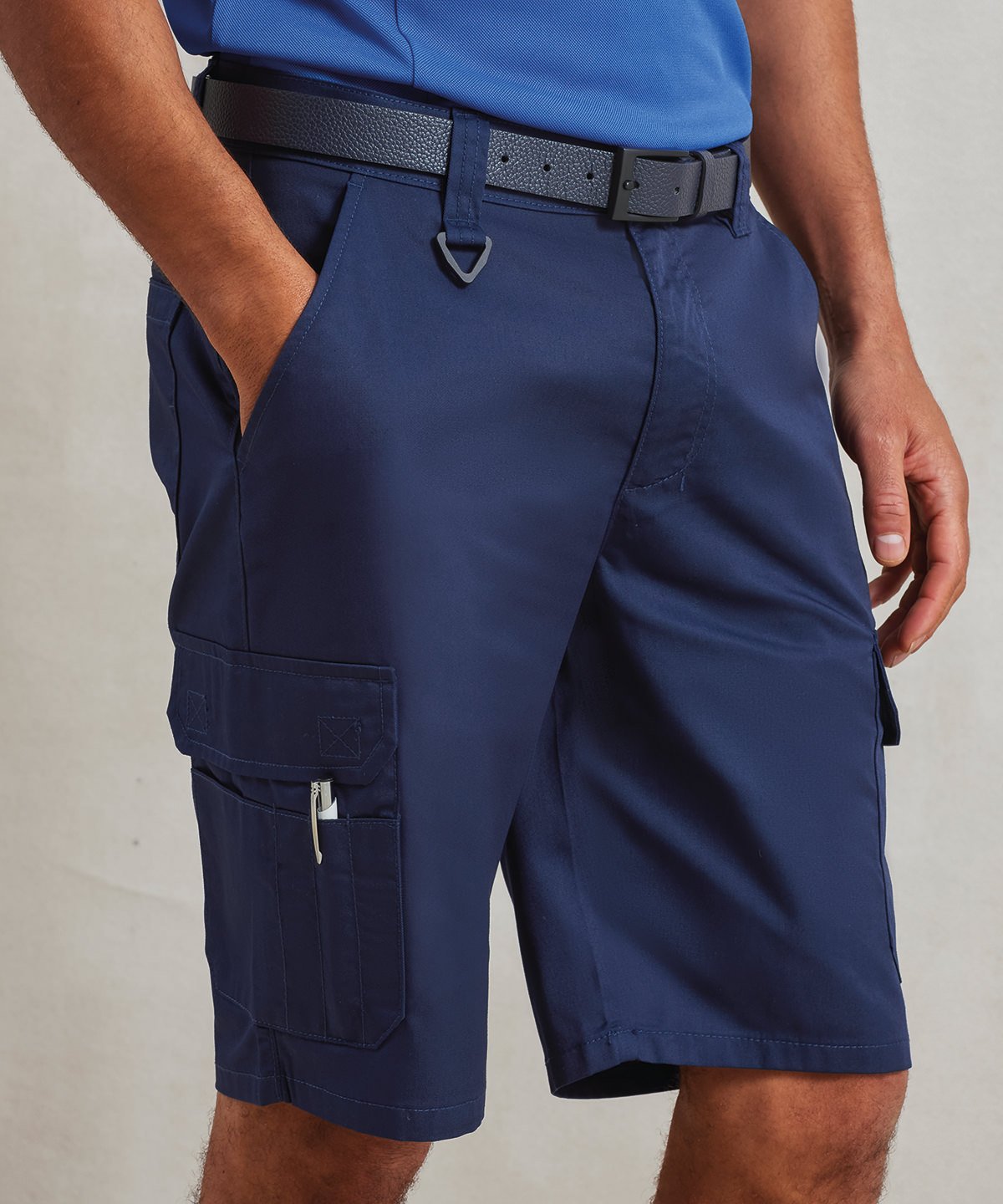 PR564: Stretchchecker Work Cargo Shorts Workwear Premier