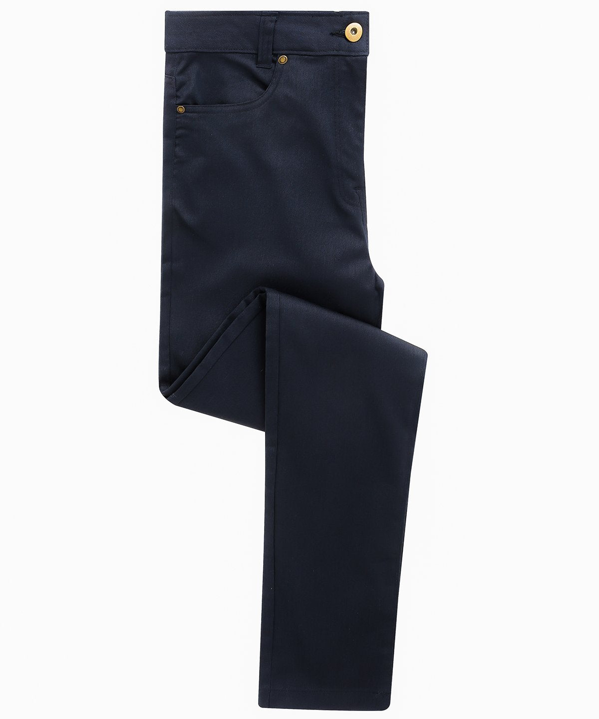 PR570: Ladies Chino Jeans Womens Chinos premier Navy 8 Regular