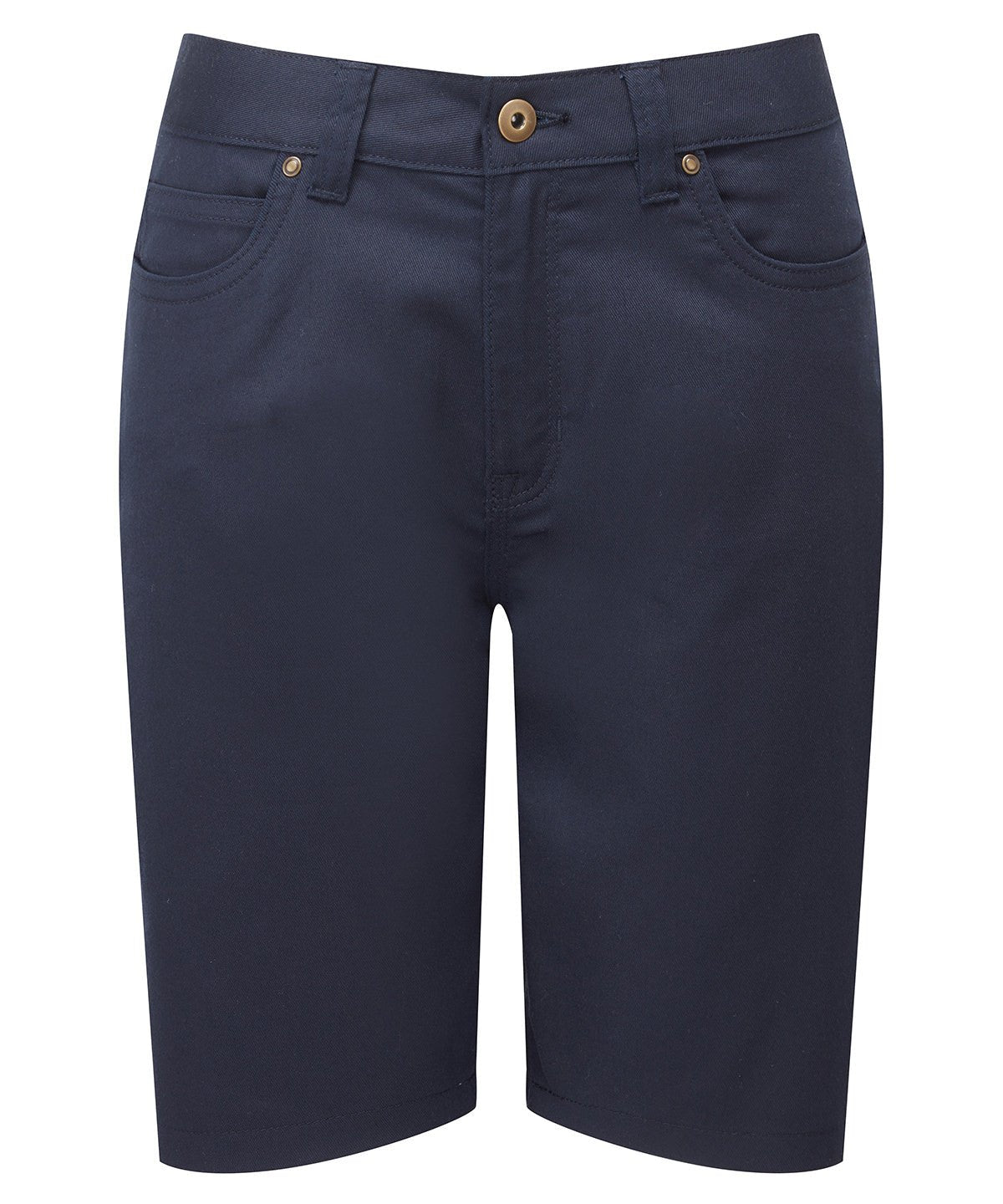 PR572: Ladies Chino Shorts Womens Chinos Premier Navy XS