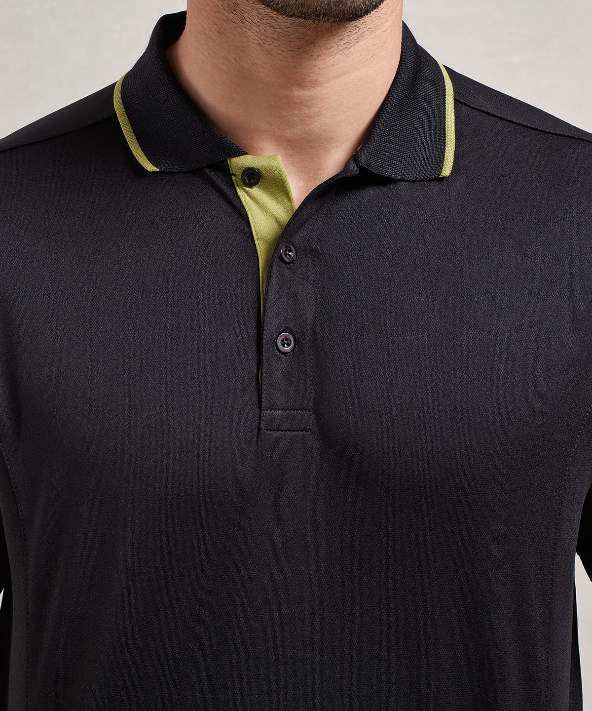 PR618: Coolchecker Contrast Mens Polo Mens Polos Premier