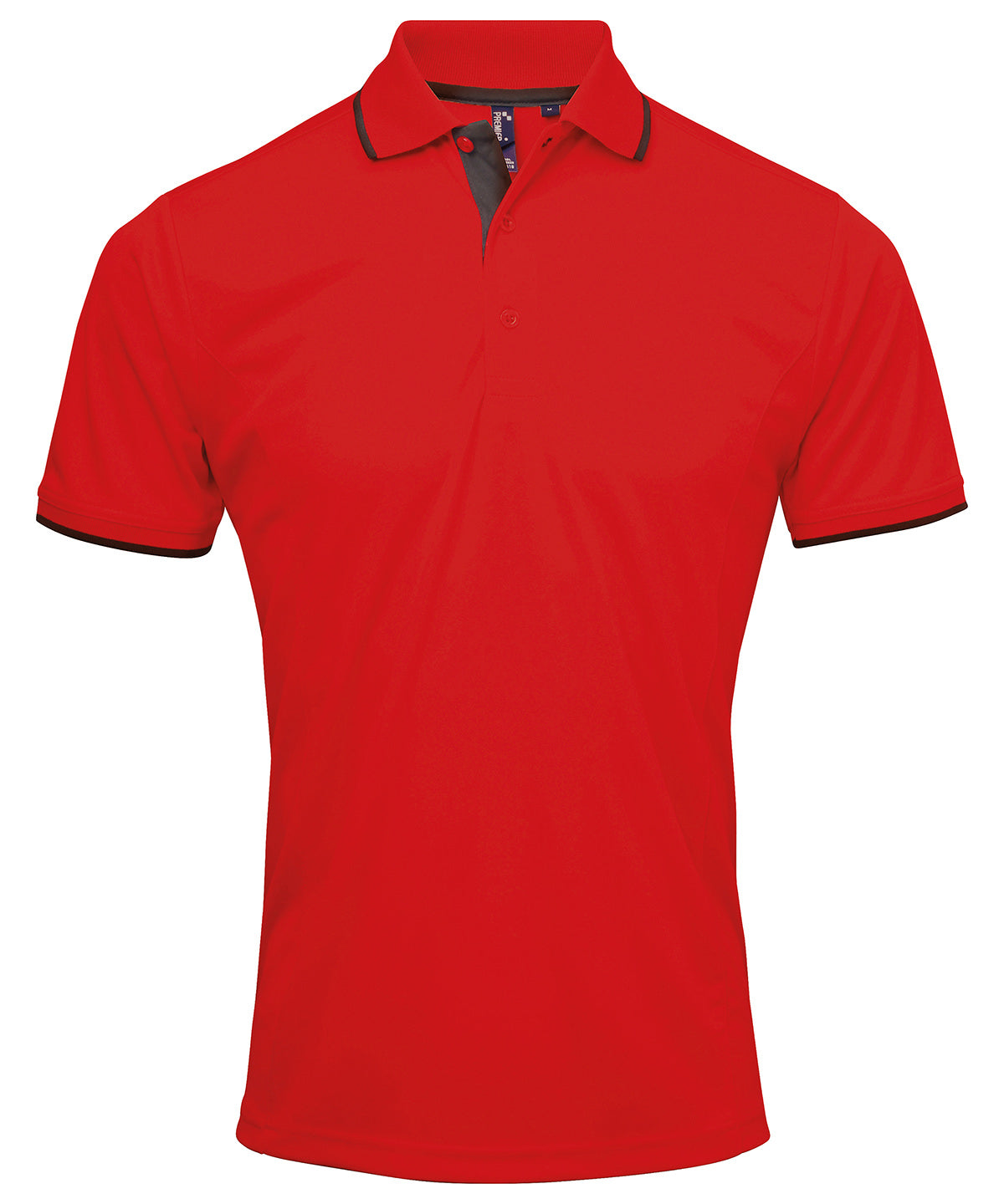 PR618: Coolchecker Contrast Mens Polo Mens Polos Premier