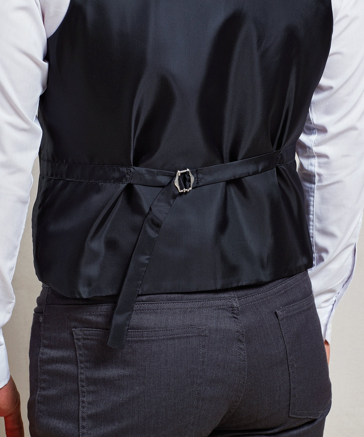 PR622: Black Hospitality Waistcoat Mens Hospitality Waistcoats Premier