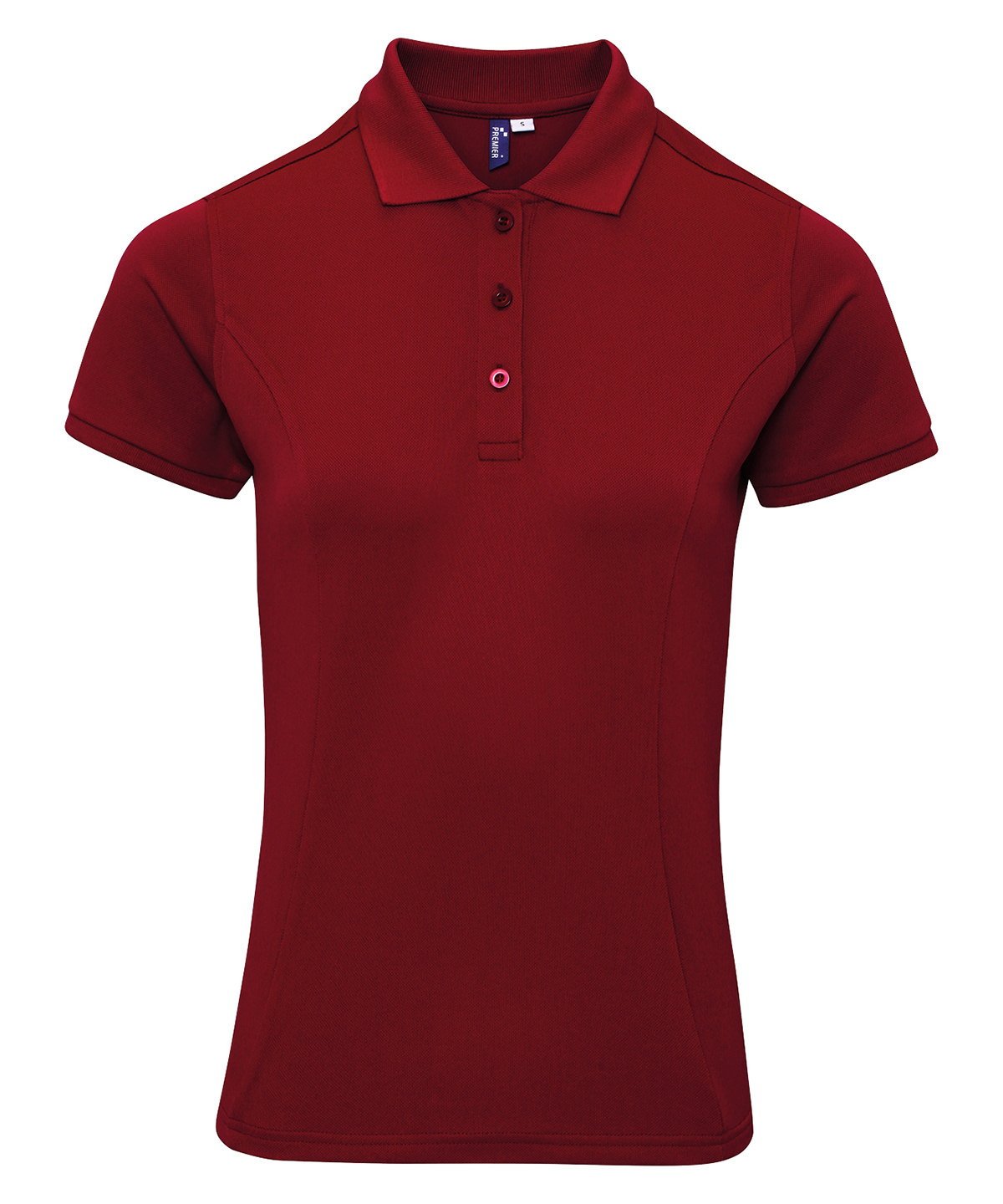 PR632: Performance Womens Polo Shirt Womens Polos Premier Burgundy XS