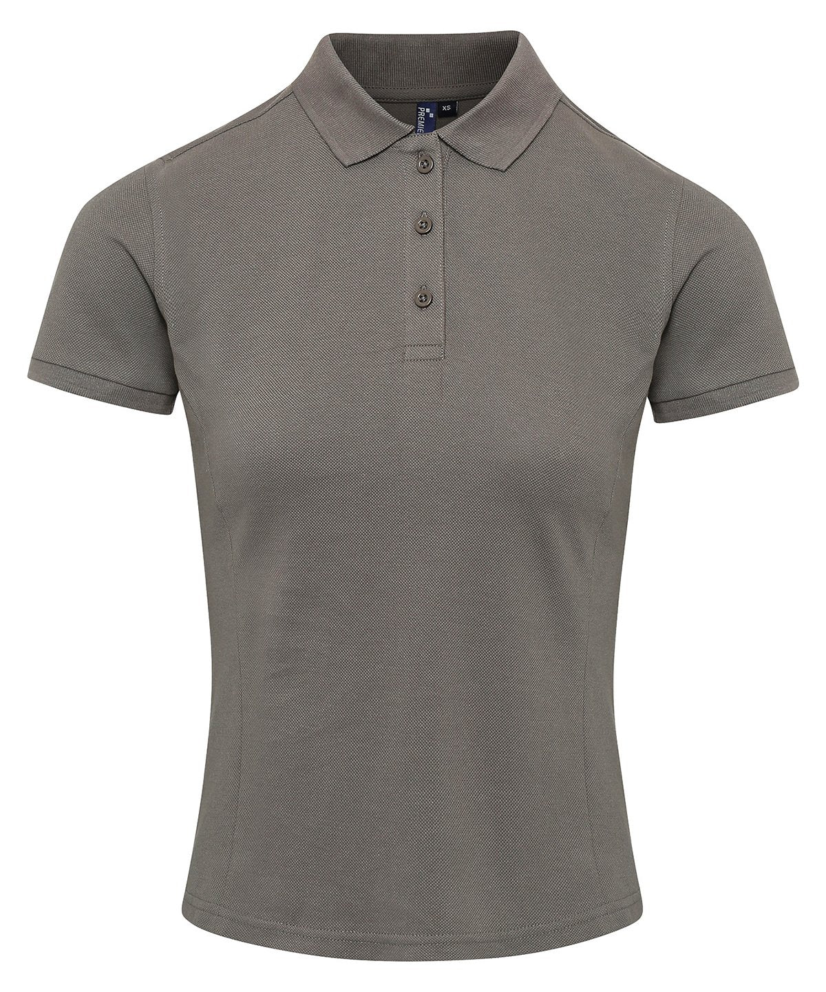 PR632: Performance Womens Polo Shirt Womens Polos Premier Dark Grey XS