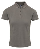 PR632: Performance Womens Polo Shirt Womens Polos Premier Dark Grey XS