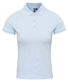 PR632: Performance Womens Polo Shirt Womens Polos Premier Light Blue XS
