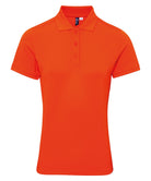 PR632: Performance Womens Polo Shirt Womens Polos Premier Orange XS