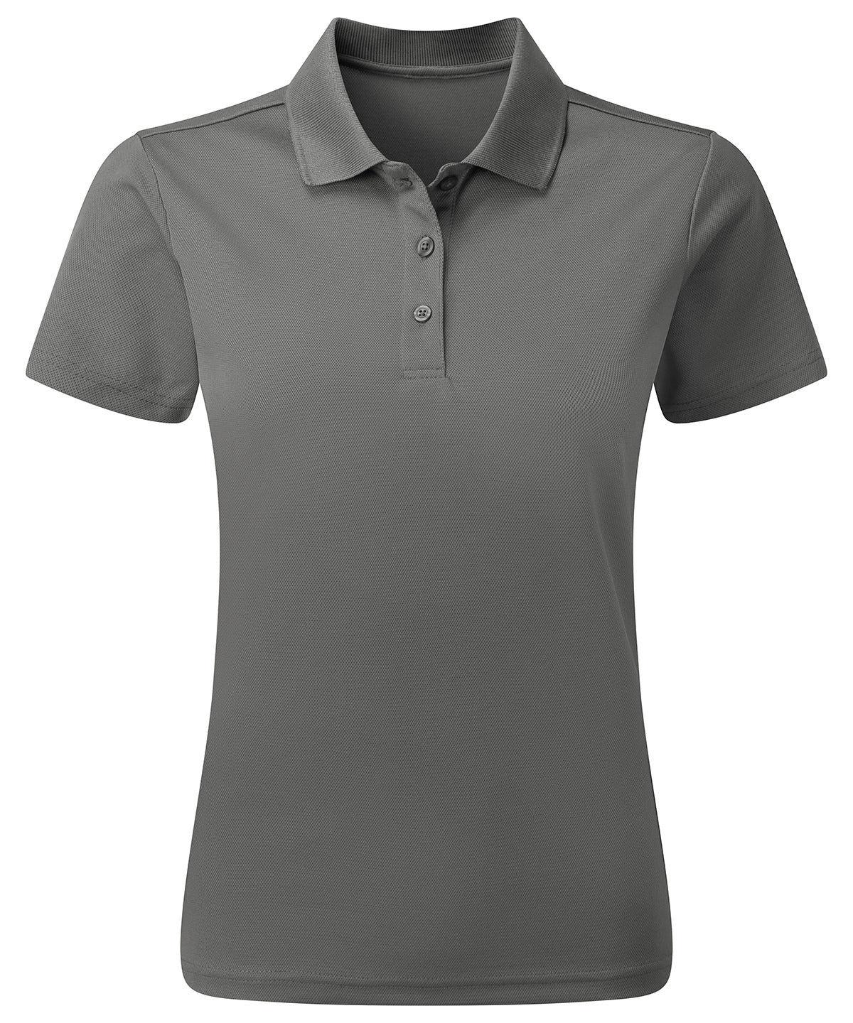 PR633: Ladies Recycled Polo Shirt Womens Polos Premier Dark Grey XS