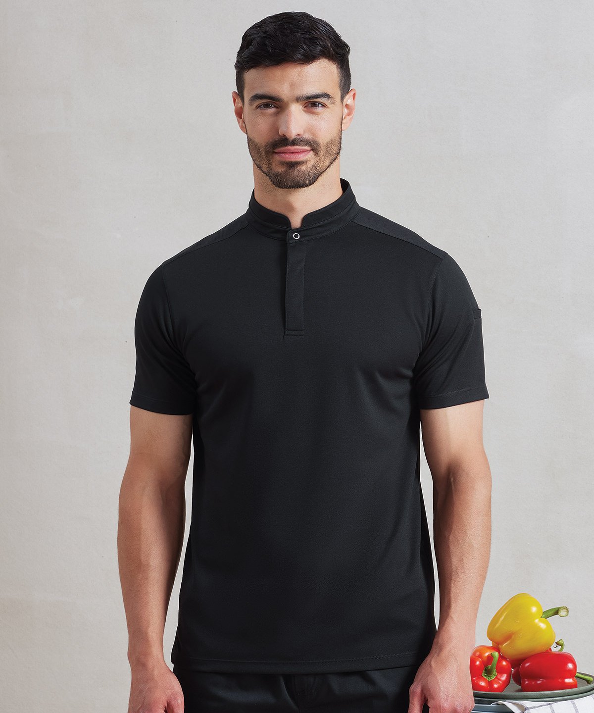 PR646: Coolchecker Short Sleeve Chefs Shirt Chefs Jacket Premier